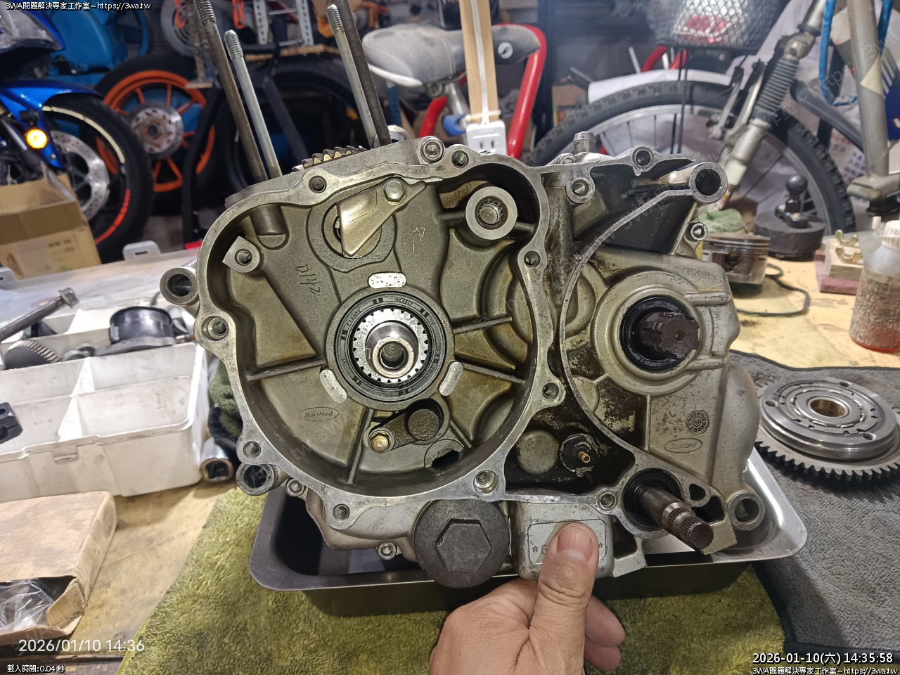 VR150 引擎整理(電盤側、活塞、汽缸頭) Part4