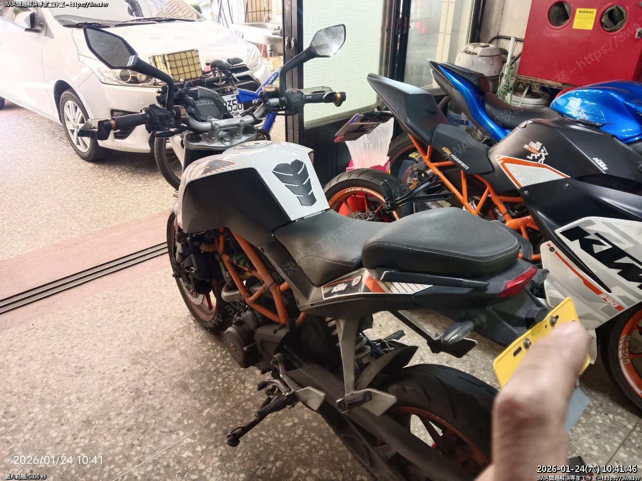 KTM Duke390 更換鏈條導鏈橡皮
